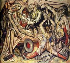 Noite, obra de Max Beckmann