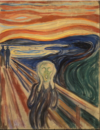 O Grito de Edvard Munch, obra do expressionismo