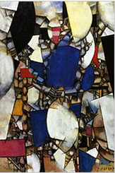 Mulher em azul, obra de Fernand L&eacute;ger