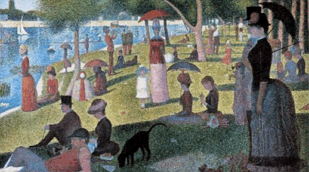 Obra pós-impressionista de Georges Seurat