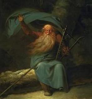 Pintura de Oisín, personagem da mitologia Celta