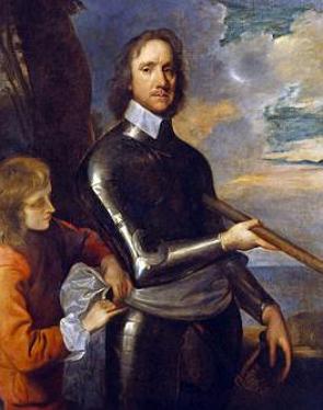 Retrato pintado de Oliver Cromwell