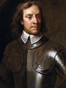 Retrato pintado de Oliver Cromwell