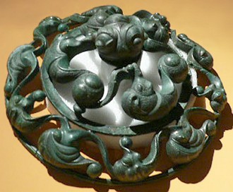 Foto de um ornamento celta