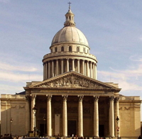 Panteão de Paris, obra neoclássica de Jacques-Germain Soufflot