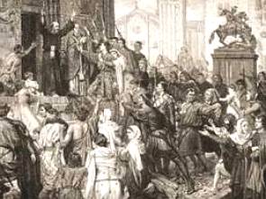 Pedro, o Eremita, pregando a Cruzada dos Mendigos