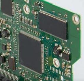 Placa de computador mostrando a parte interna