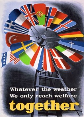 Poster promocional do Plano Marshall
