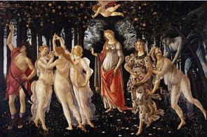 Primavera, pintura de Sandro Botticelli