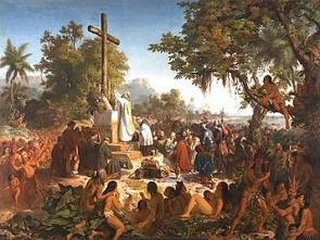 A Primeira Missa no Brasil, obra de Victor Meirelles.