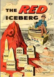Capa de uma revista com propaganda dos EUA contra a URSS da &eacute;poca da Guerra Fria