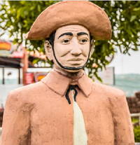 Estátua de Raimundo Vieira, líder da Balaiada.