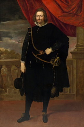 Pintura de corpo inteiro do rei Jo&atilde;o IV de Portugal