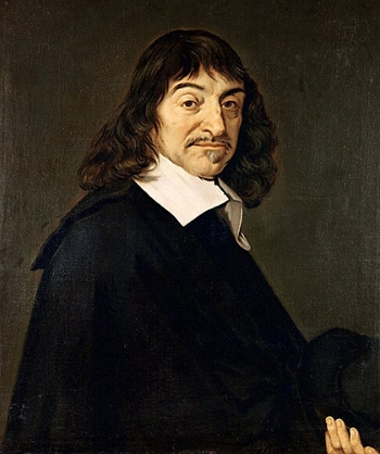 Retrato pintado de Ren&eacute; Descartes