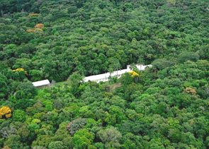 Foto aérea da Reserva Biológica da Serra do Japi