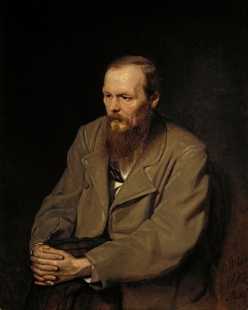 Retrato pintado de Dostoi&eacute;vski