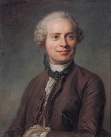 Retrato pintado de Jean Le Rond d'Alembert