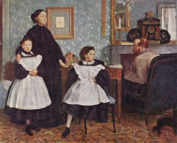 Pintura Retrato da fam&iacute;lia Bellelli