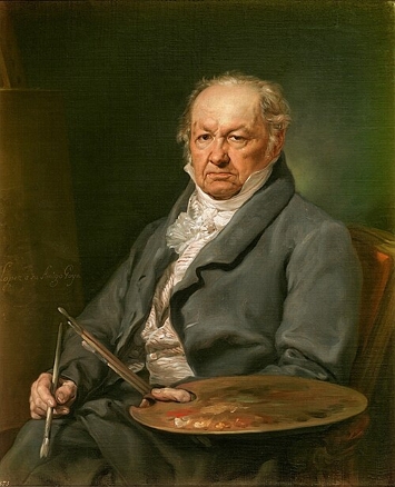 Retrato pintado de Francisco Goya