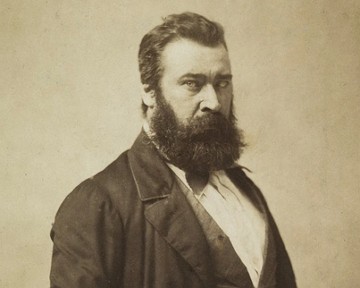 Retrato do artista Jean-Fran&ccedil;ois Millet