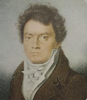 Retrato pintado de Beethoven