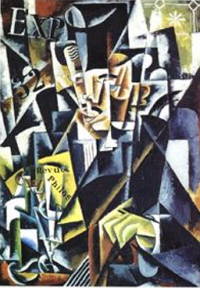 Retrato de um filósofo, obra de Liubov Popova