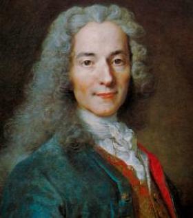 Rretato pintado de Voltaire