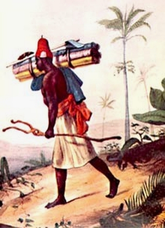 Negro Mu&ccedil;ulmano, pintura do s&eacute;culo 19