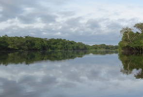 Foto do rio Amazonas na regi&atilde;o norte do Brasil