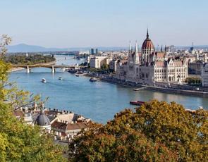 Rio Dan&uacute;bio em Budapeste, Hungria