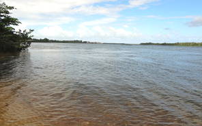 Foto do Rio São Francisco no Nordeste do Brasil