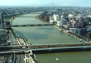 Foto do rio Shimano no Japão