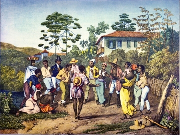Roda de batuque no Brasil do s&eacute;culo XIX