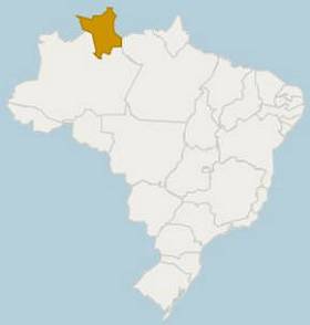 Localizaliza&ccedil;&atilde;o geogr&aacute;fica de Roraima no Brasil