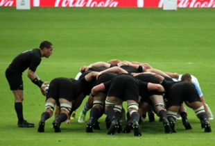 Foto de jogadores de rugby da Austr&aacute;lia