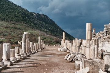Ru&iacute;nas da &Aacute;gora da cidade grega de &Eacute;feso. 