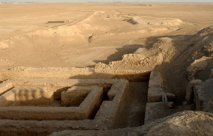 Ruinas de uma cidade da mesopot&acirc;mia