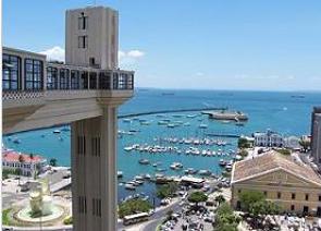 Elevador Lacerda na cidade de Salvador, Bahia