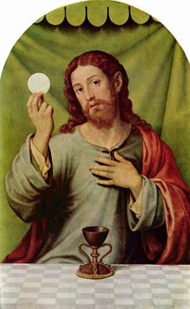 Jesus na &Uacute;ltima Ceia com o Santo Graal