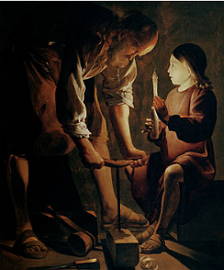 São José Carpinteiro, pintura de Georges de La Tour