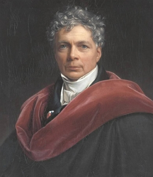 Retrato pintado do fil&oacute;sofo Friedrich Wilhelm Joseph Schelling