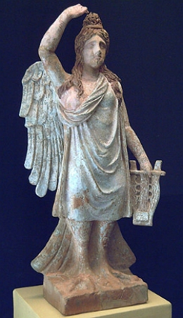Estátua de uma Sereia mitológica grega