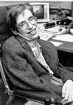 Foto do físico Stephen Hawking