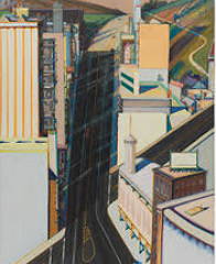 Sunset Streets, obra de Wayne Thiebaud