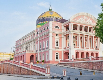 Teatro Amazonas na cidade de Manaus