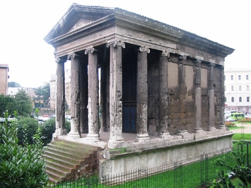 Templo de Portuno, arquitetura romana antiga