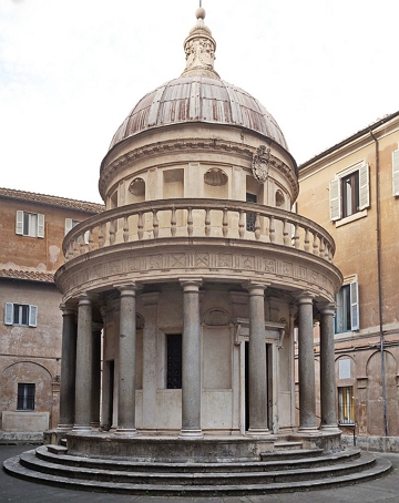 Templo de S&atilde;o Pedro em Montorio, obra de Donato Bramante