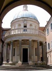 Templo de S&atilde;o Pedro em Montorio, obra de Donato Bramante