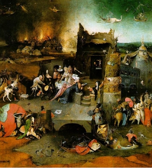 Pintura a Tenta&ccedil;&atilde;o de Santo Ant&atilde;o de Hieronymus Bosch