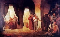 A leitura da senten&ccedil;a de Tiradentes, obra de arte